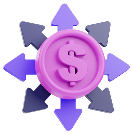 Financial Expansion  3D Icon