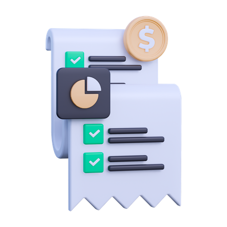 Financial Expenses 3D Icon