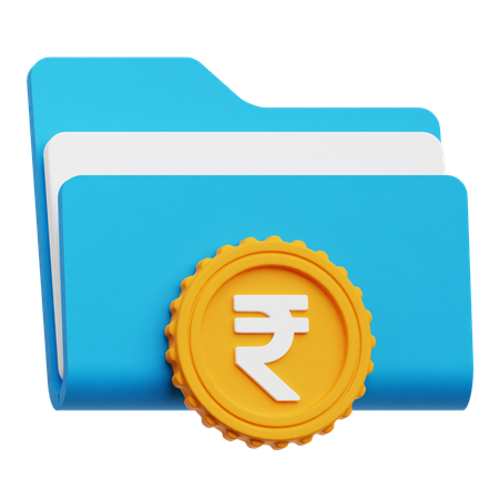 Financial Folder  3D Icon