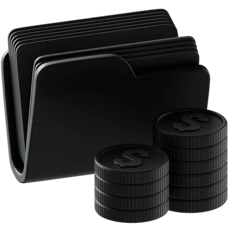 Financial Folder  3D Icon