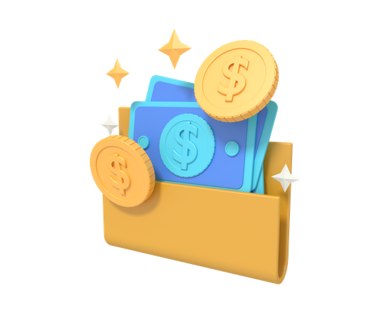 Financial Folder  3D Icon