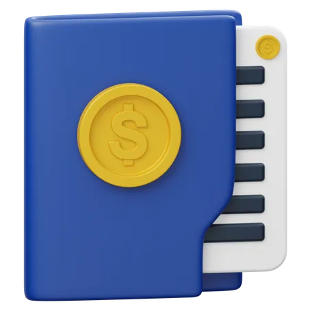 Financial Folder  3D Icon