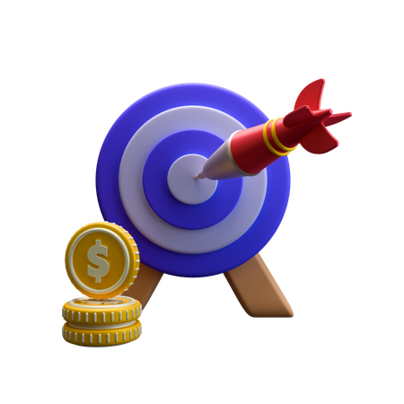 Financial Goal  3D Icon