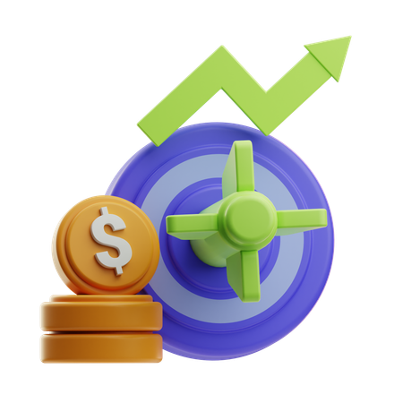 Financial Goal  3D Icon