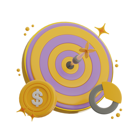 Financial Goal  3D Icon