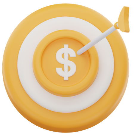 Financial goal  3D Icon