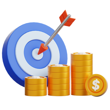 Financial Goal  3D Icon