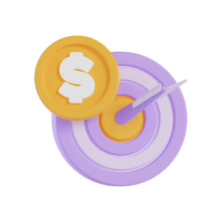 Financial Goal  3D Icon