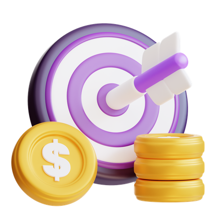 Financial Goal  3D Icon