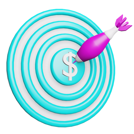 Financial Goal  3D Icon