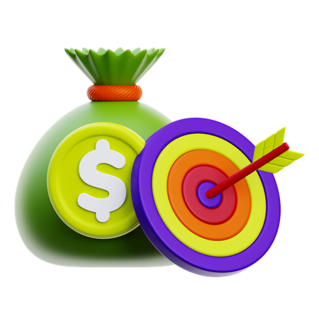 Financial Goal  3D Icon