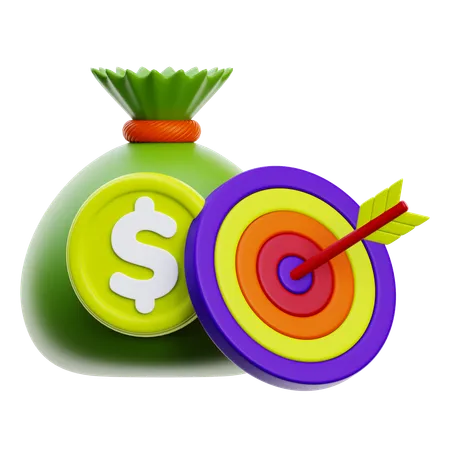 Financial Goal  3D Icon