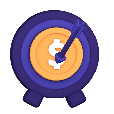 Financial Goal  3D Icon