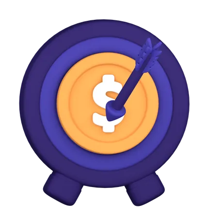 Financial Goal  3D Icon