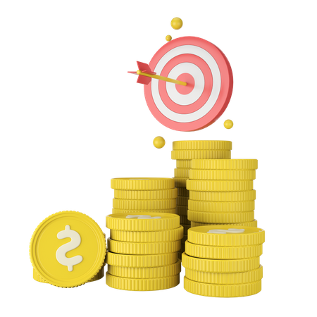 Financial Goal  3D Icon