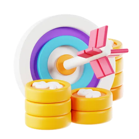 Financial Goal  3D Icon