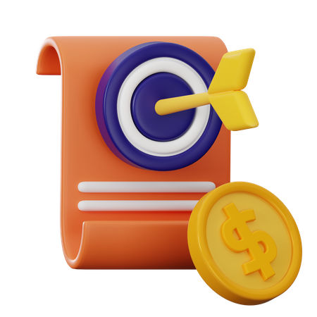 Financial Goal  3D Icon