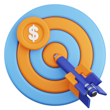 Financial Goal  3D Icon