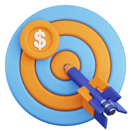 Financial Goal  3D Icon