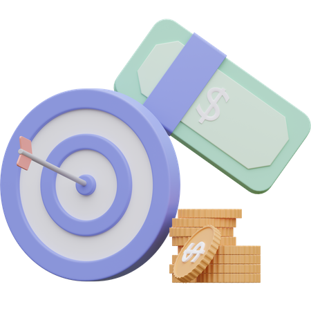 Financial Goal  3D Icon