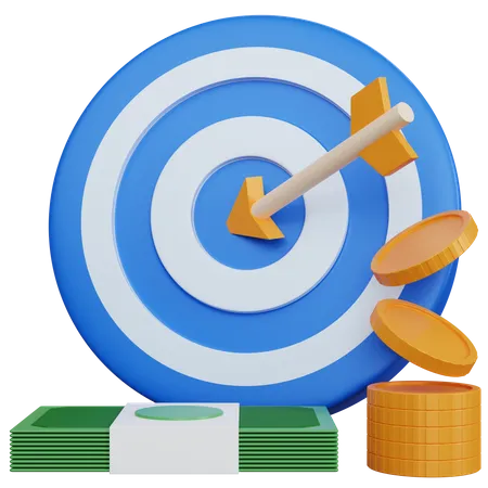 Financial Goal  3D Icon