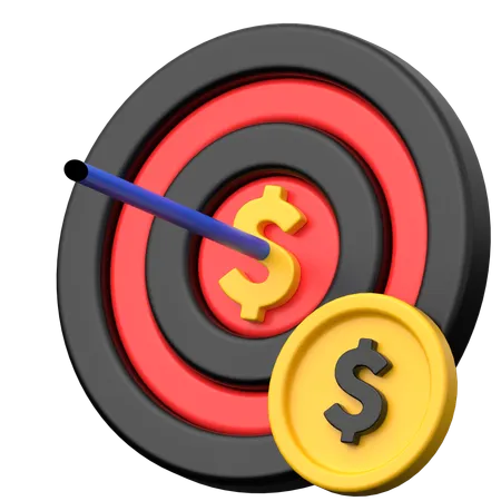 Financial Goal  3D Icon