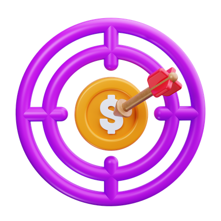 Financial Goal  3D Icon