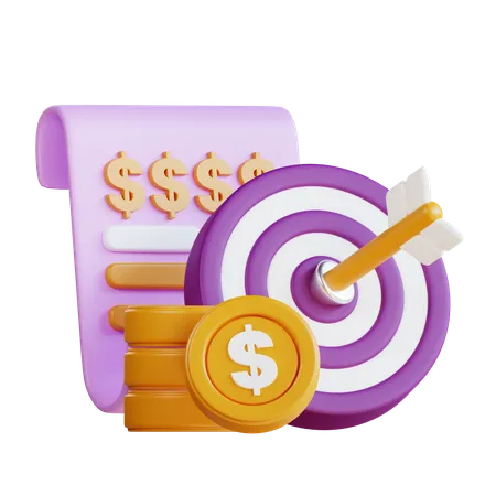 Financial Goal  3D Icon