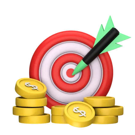 Financial Goal  3D Icon