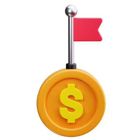 Financial Goal  3D Icon