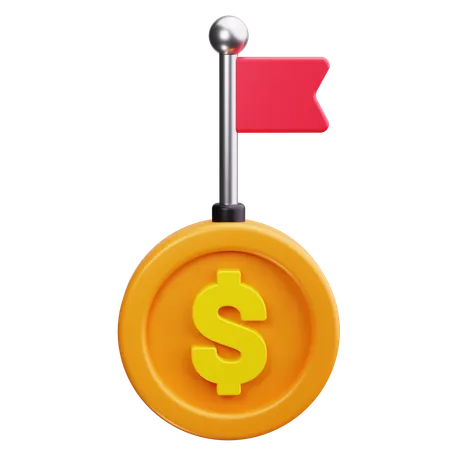 Financial Goal  3D Icon