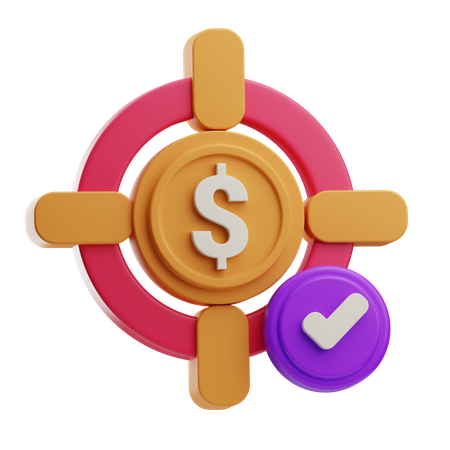 Financial Goal  3D Icon