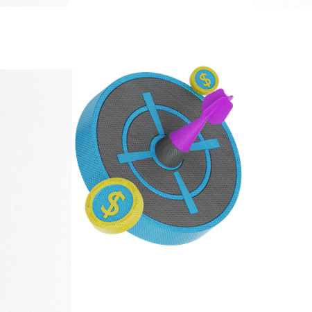 Financial Goal  3D Icon