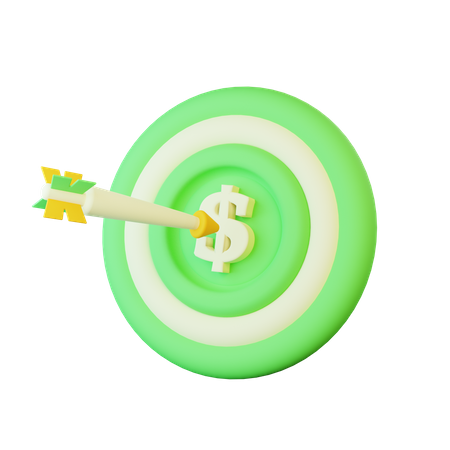 Financial Goal 3D Icon