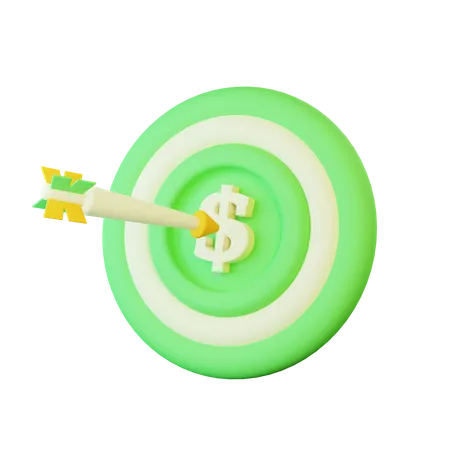Financial Goal 3D Icon