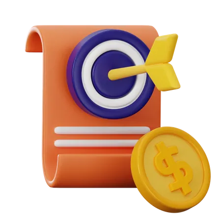 Financial Goal  3D Icon