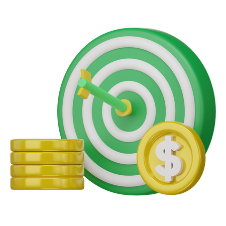 Financial Goals  3D Icon