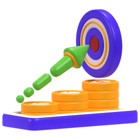 Financial Goals  3D Icon