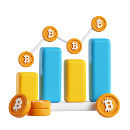 Financial Graph  3D Icon