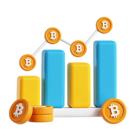 Financial Graph  3D Icon