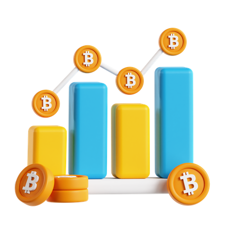 Financial Graph  3D Icon