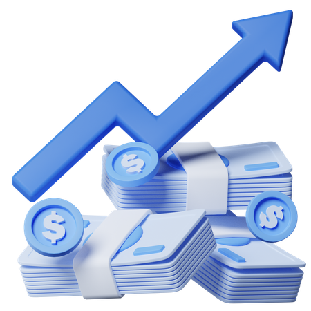 Financial Growth  3D Icon