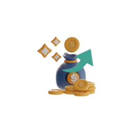 Financial Growth  3D Icon
