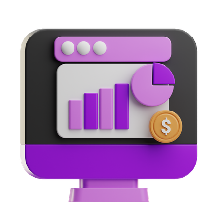 Financial Growth  3D Icon