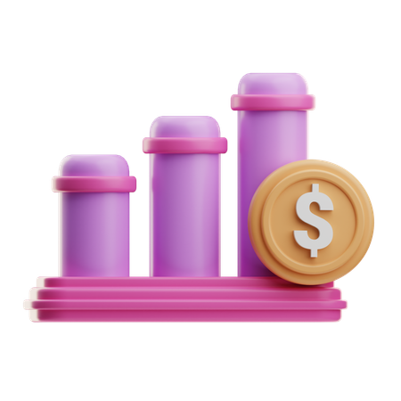 Financial Growth  3D Icon
