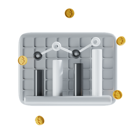 Financial Growth  3D Icon