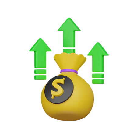 Financial Growth  3D Icon