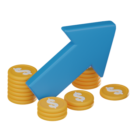 Financial Growth  3D Icon