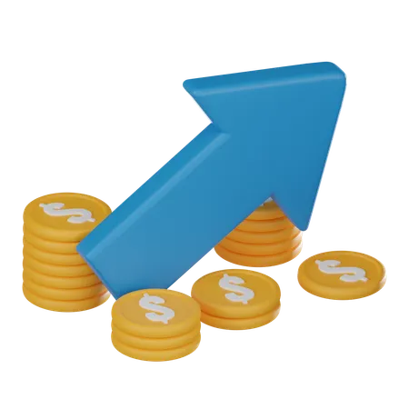 Financial Growth  3D Icon