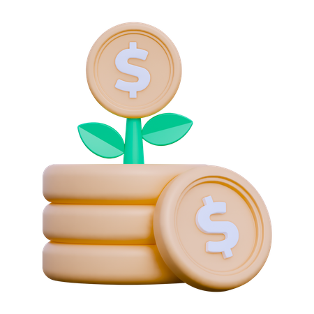 Financial Growth  3D Icon